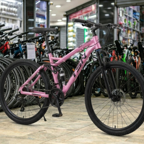 TSN Mountain Bike 26-Inch with Front & Rear Suspension