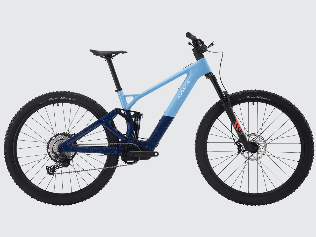 SAVA Titan 612 Carbon Full Suspension Mountain Bike 12-Speed Shimano Deore M6100 - Image 3