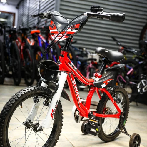 Swing BMX Kids Bicycle 16-Inch with Steel Frame Red