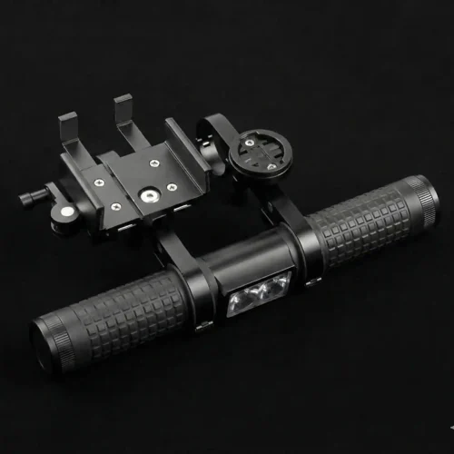 1200 Lumen Multi-Function Front Light with Dual 18650 Batteries and Expansion Bracket