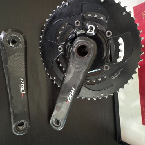 SRAM RED eTap Quarq DZero Power Meter Crankset — 170mm, 52/36 (Genuine)