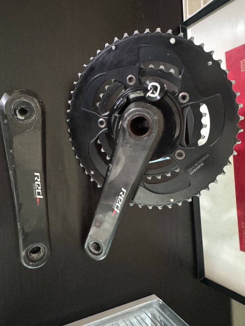 SRAM RED eTap Quarq DZero Power Meter Crankset — 170mm, 52/36 (Genuine)