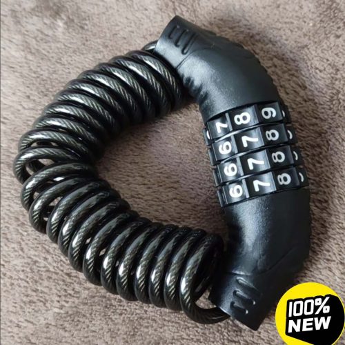 Bike Combination Cable Lock — Portable Anti-Theft