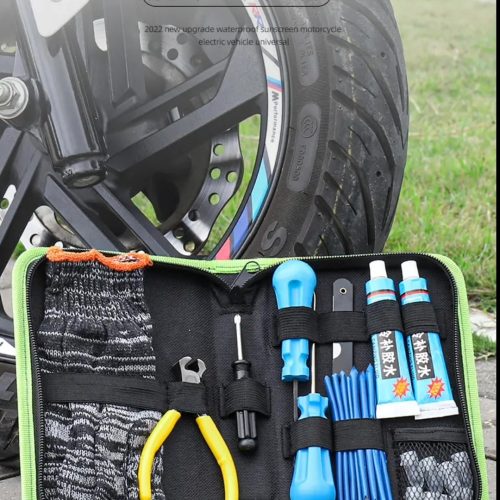 Bike Puncture Repair & Multi-Tool Kit — Portable