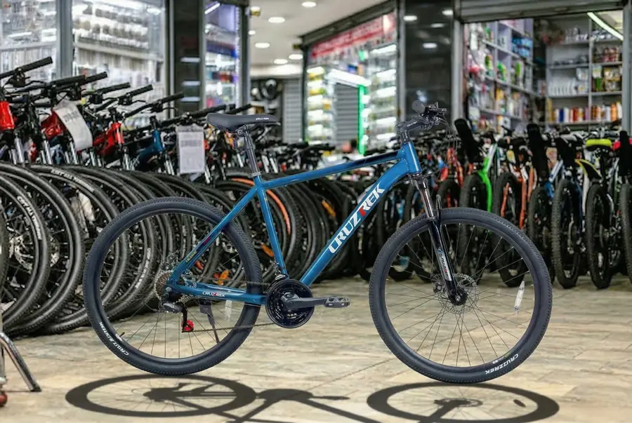 Cruztrek 29-inch mountain bike in blue